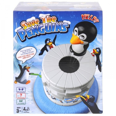Gra Zręcznościowa Skaczący Pingwin na Wieży-62671