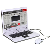 Czarny Laptop Edukacyjny dla Dzieci 80 Programów-63061