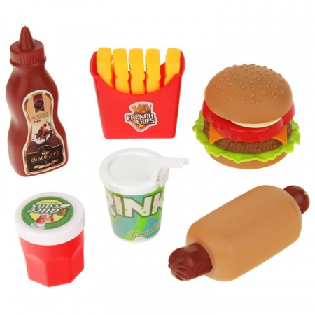 Jedzenie Fast-Food Hamburger Frytki Hot-Dog Taca-63146
