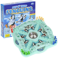 Gra Rodzinna Planszowa Chińczyk Wyścig Pingwinów-64685