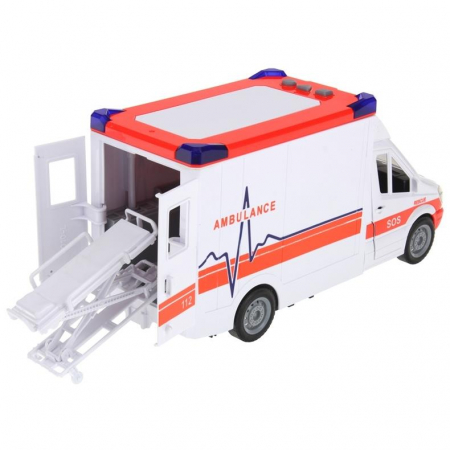 Ambulans Karetka Pogotowia Auto Dźwięki Nosze-65647