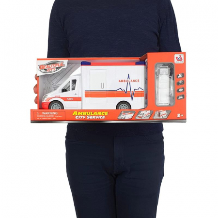 Ambulans Karetka Pogotowia Auto Dźwięki Nosze-65650