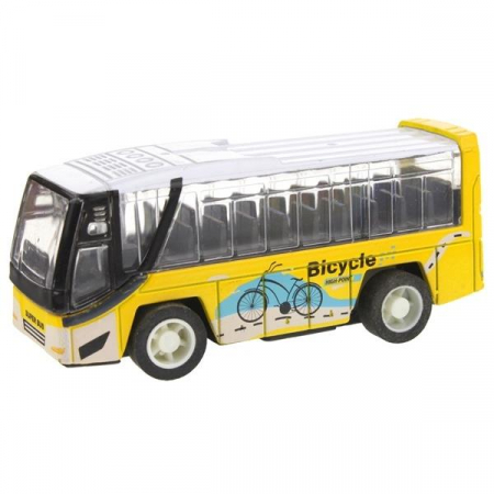 Autko Autobus Pojazd Turystyczny Pullback Metalowy