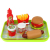 Jedzenie Fast-Food Hamburger Frytki - z ketchupem-66866