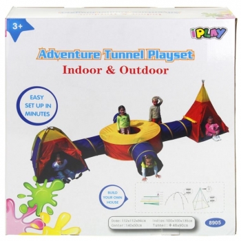 Namiot Dziecięcy Domek z Tunelem Wigwam 7w1 8905-68921