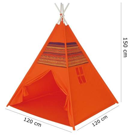 Namiot Indiański dla Dzieci Tipi Wigwam Domek Okno-68948