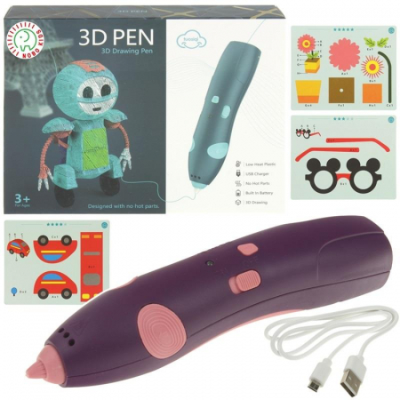 Zestaw Kreatywny Magiczny Długopis 3D Pen Drukarka-70758