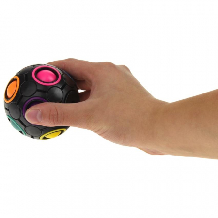 Piłka Sensoryczna Kostka Antystresowa Rainbow Ball-71231