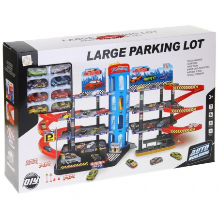 Piętrowy Garaż Samochodowy Parking Autka Winda XXL-71561