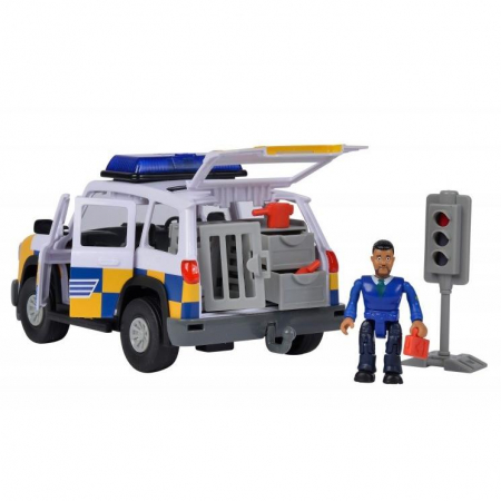 Simba Strażak Sam Jeep Policyjny z Figurką-71759