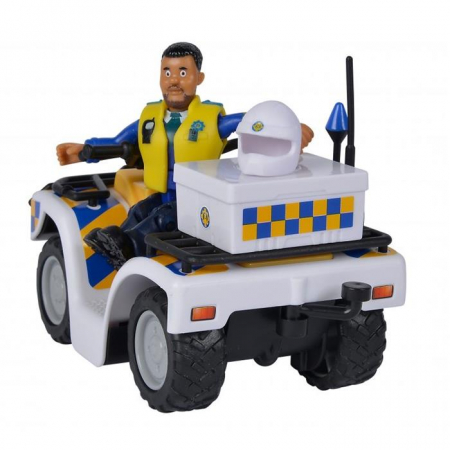 Simba Strażak Sam Quad Policyjny Figurka Malcolma-72039
