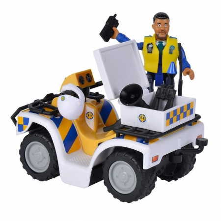 Simba Strażak Sam Quad Policyjny Figurka Malcolma-72040