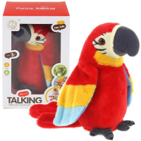 Interaktywna Gadająca Papuga Gaduła - czerwona