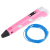 Długopis 3D Pen Drukarka 3D Zestaw - różowy-72333