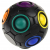 Piłka Sensoryczna Kostka Antystresowa - czarna-72411