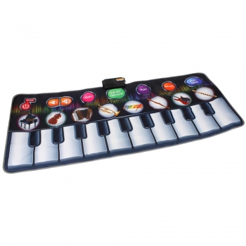 Mata Muzyczna Do Tańczenia Pianinko Keyboard 148cm-72693