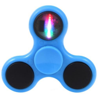 Fidget Spinner LED Hand Spiner Świecący niebieski