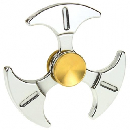 Aluminiowy Fidget Spinner Hand Spiner - srebrny