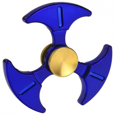 Aluminiowy Fidget Spinner Hand Spiner - niebieski