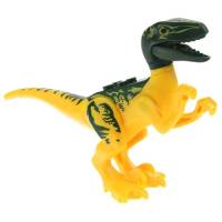 Klocki Konstrukcyjne Dinozaury - żółto-zielony