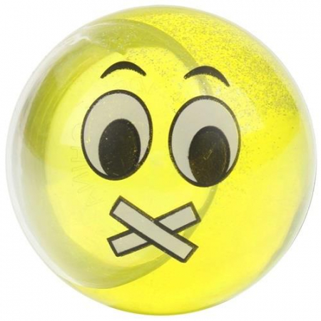 Slime Glut Żelowy w Piłkach Emotki - żółty