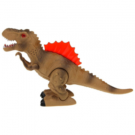 Interaktywny Dinozaur T-Rex Ryczy Zieje - brązowy-74406