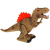 Interaktywny Dinozaur T-Rex Ryczy Zieje - brązowy-74407
