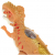 Interaktywny Dinozaur Znosi Jaja Świeci - brązowy-74516