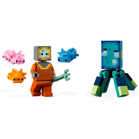 Lego Minectraft Walka Bitwa Ze Strażnikami 21180-74854