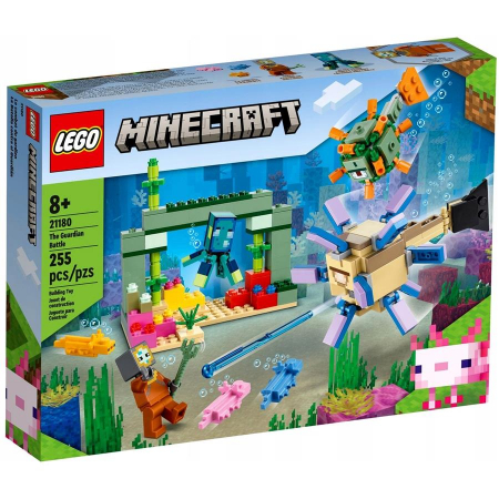 Lego Minectraft Walka Bitwa Ze Strażnikami 21180-74858