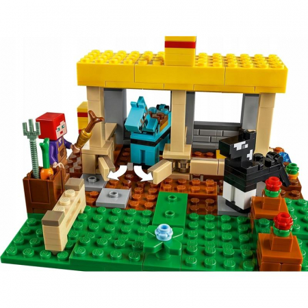 Lego Minecraft Stajnia Dla Koni Jeździec Koń 21171-74867