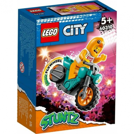 Lego City Motocykl Kaskaderski z Kurczakiem 60310