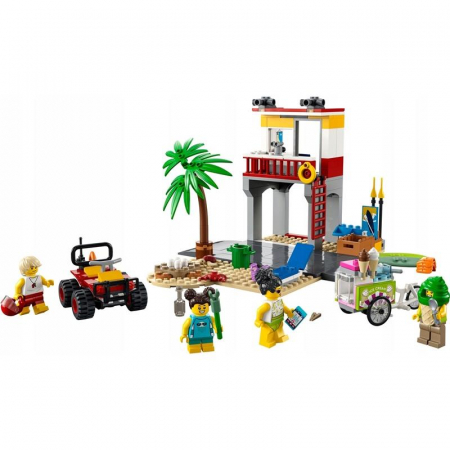 Lego City Stanowisko Ratownicze na Plaży 60328-74932