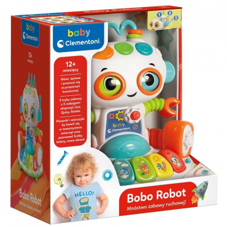 Clementoni Baby Interaktywny Robot Bobo 50703-77766