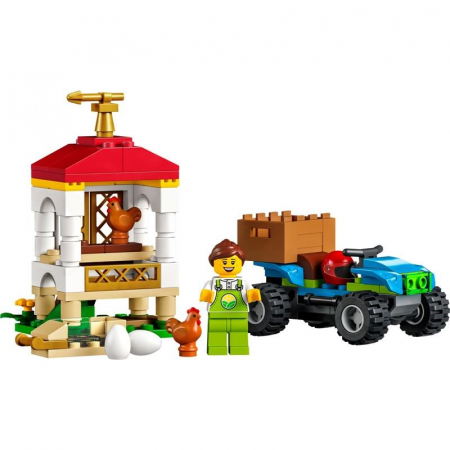 Lego City Klocki Kurnik z Kurczakami Farma 60344-79536