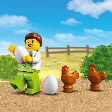Lego City Klocki Kurnik z Kurczakami Farma 60344-79538