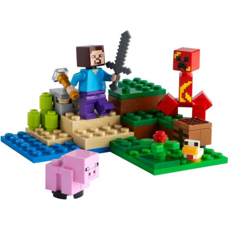 Lego Minecraft Zasadzka Creepera 21177-79556