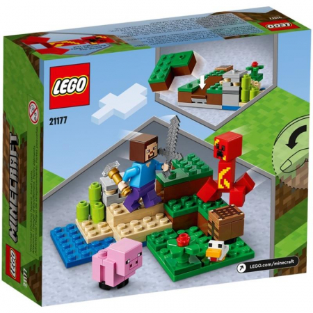 Lego Minecraft Zasadzka Creepera 21177-79559