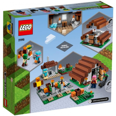 Lego Minecraft Opuszczona Wioska Dom Zombie 21190-79635
