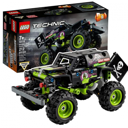 Lego Technic 2w1 Monster Jam Grave Digger 42118