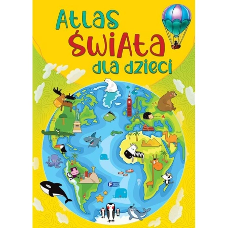 Atlas Świata Dla Dzieci Twarda Oprawa Mapa Świata
