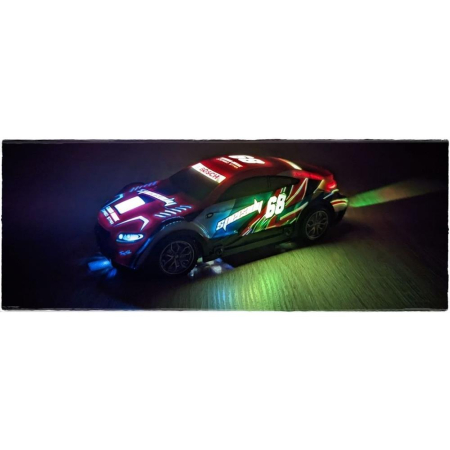 Samochód Sportowy Sterowany Światła Dźwięki - red-79937