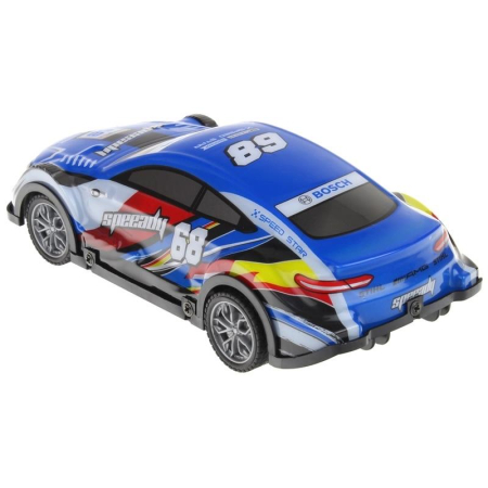 Samochód Sportowy Sterowany Światła Dźwięki - blue-79951