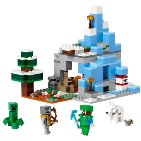 Lego Minecraft Ośnieżone Szczyty 21243-80527