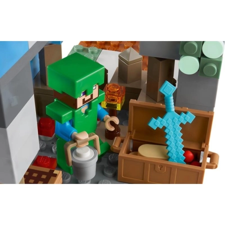 Lego Minecraft Ośnieżone Szczyty 21243-80531