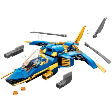Lego Ninjago Odrzutowiec Ponaddźwiękowy Jaya 71784-80664
