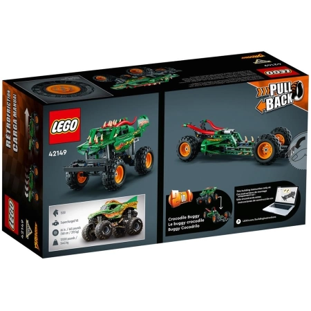 Lego Technic 2w1 Monster Jam Dragon 42149-80716