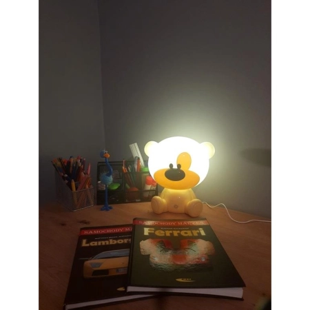 Lampka Nocna Dziecięca Miś Dla Dzieci LED - Żółta-82510