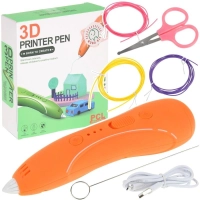 Długopis Drukarka 3D Pen Zestaw Wkłady PCL orange