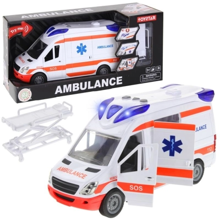 Ambulans Karetka Pogotowia Van Auto Dźwięki Nosze-55386
